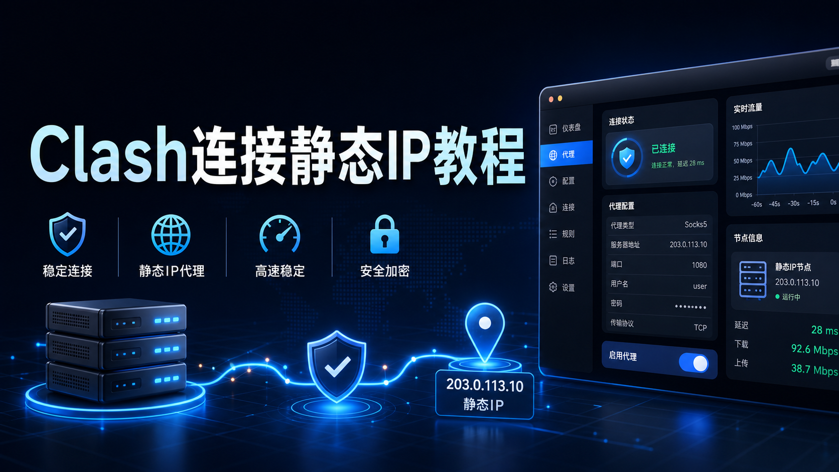 Featured image of post Clash连接静态IP教程